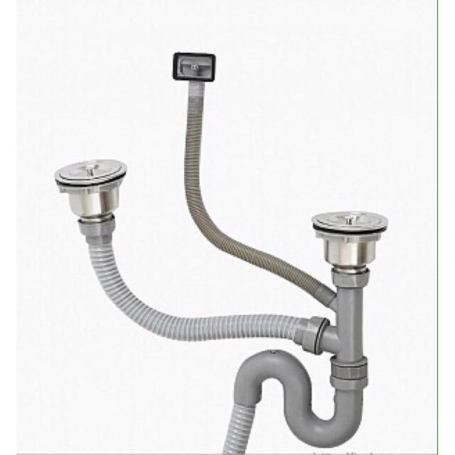 Chậu rửa chén 7843 inox 201 tặng bộ xả chậu+ vòi rửa chén + dây cấp nước