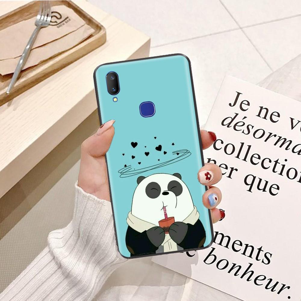 Ốp lưng dành cho  ViVo U10 Viền dẻo TPU hình Gấu Trắng Vui Vẻ