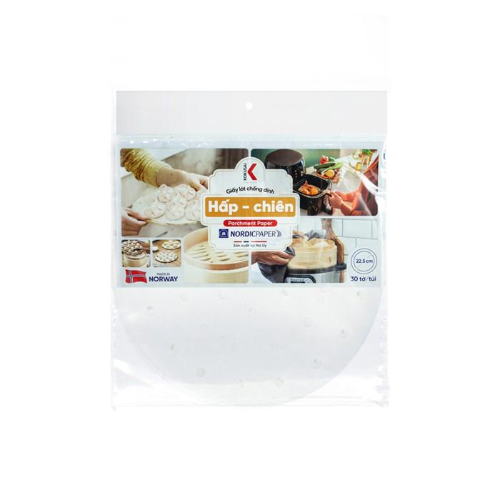 Giấy lót chống dính hấp chiên Kokusai có lỗ 22.5cm