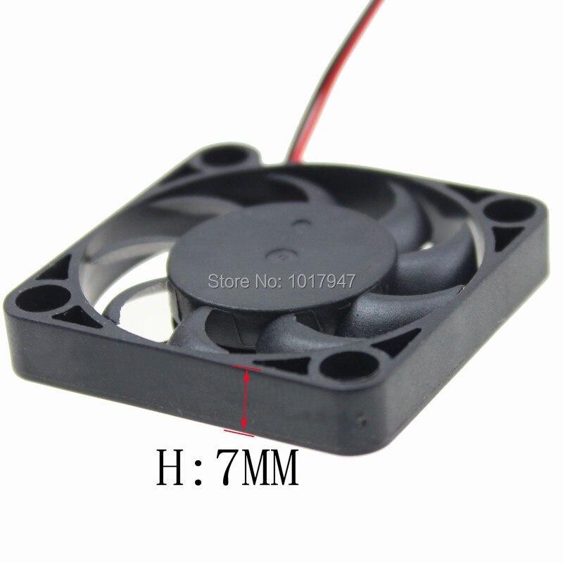 1PCS 4007S 2Pin 12V PH2.0 4cm 40mm 40x40x7mm Mini Brushless DC Cooling Fan