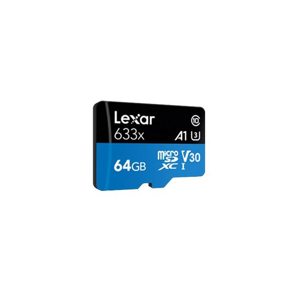 Thẻ nhớ Lexar Micro SDXC 64GB 633X 95MB/s A1 - Hàng chính hãng