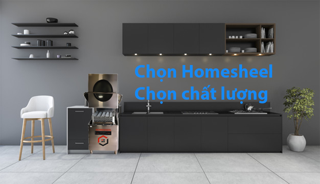 Máy Rửa Chén Công Nghiệp  Homesheel HS1 - Hàng Chính Hãng