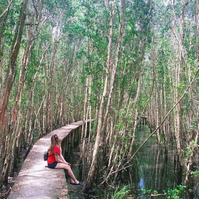 Hình ảnh Tour Làng Nổi Tân Lập - Thiền viện Trúc Lâm Chánh Giác - Công Viên Kỳ Quan Thế Giới 01 Ngày, Khởi Hành Chủ Nhật Hàng Tuần