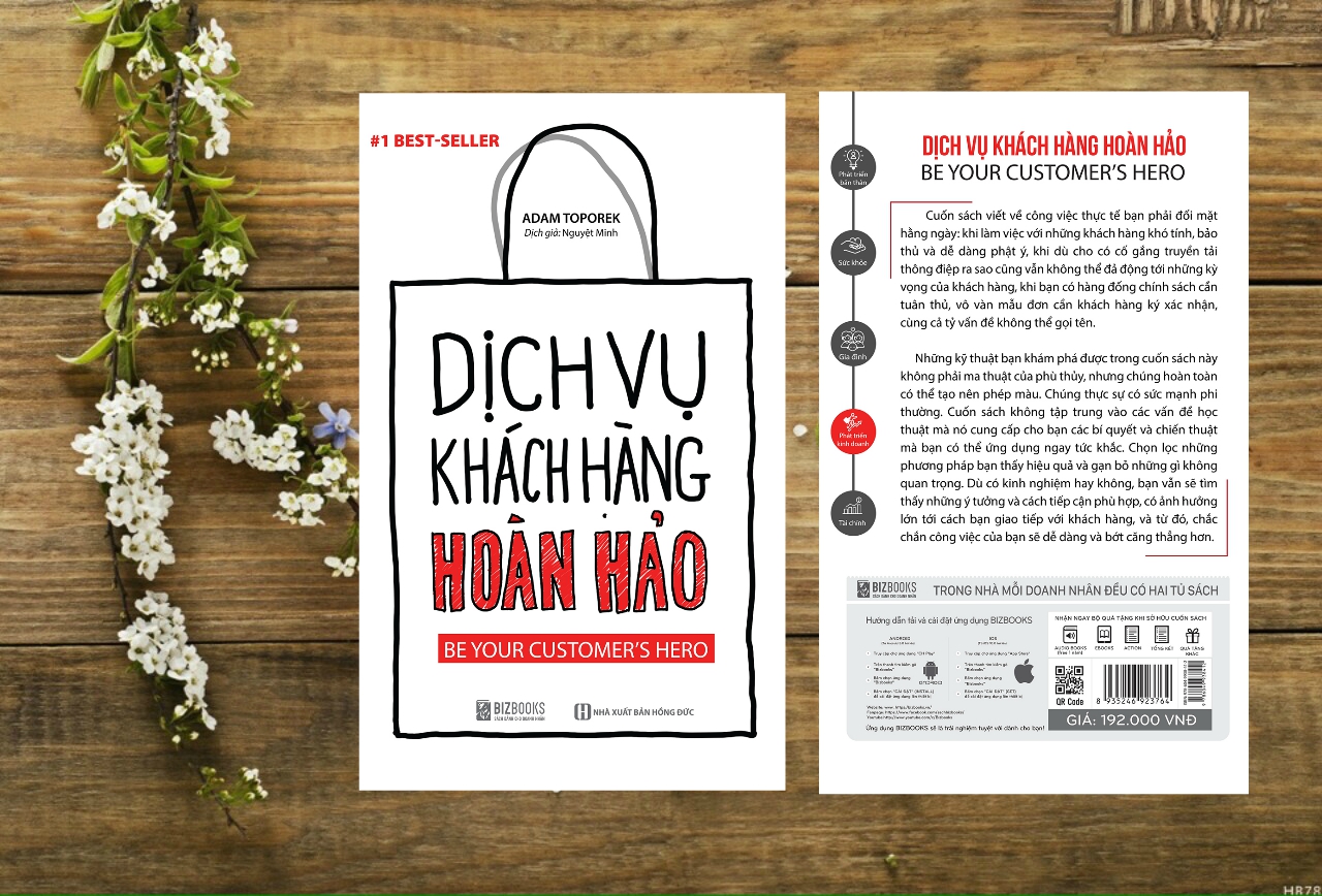 Sách &quot;DỊCH VỤ KHÁCH HÀNG HOÀN HẢO – BE YOUR CUSTOMER'S HERO&quot; ( 2020 ) NB.