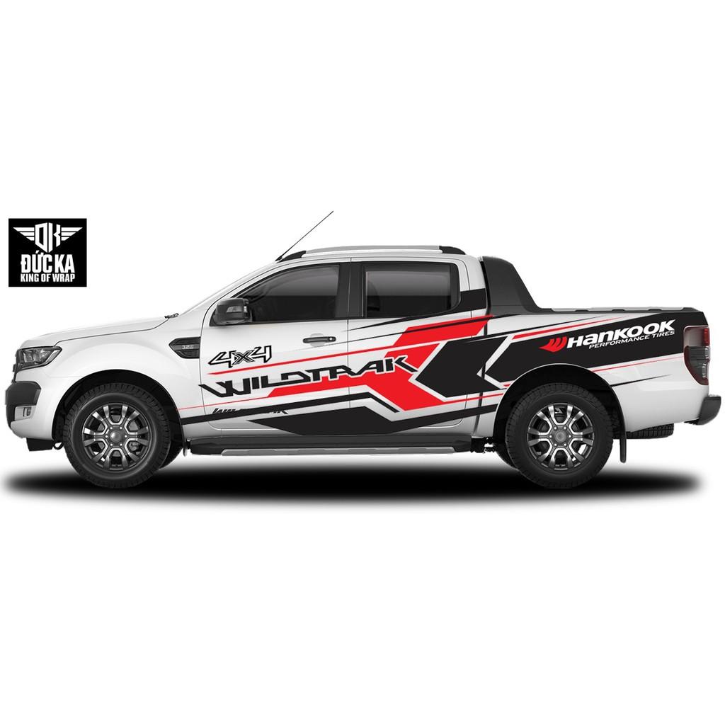 Decal Tem Xe Ô Tô Ford Ranger