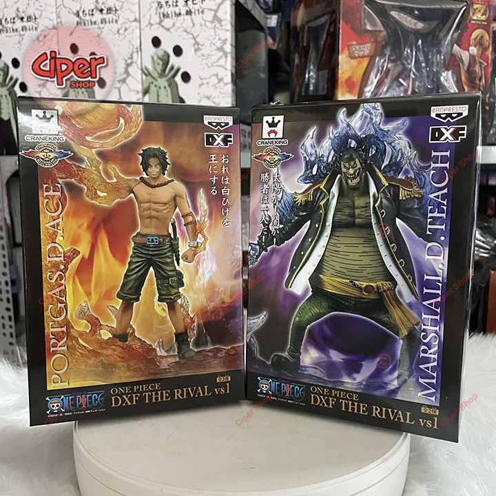 Mô hình Ace và Râu Đen - Mô hình One Piece - Figure Ace vs Teach One Piece