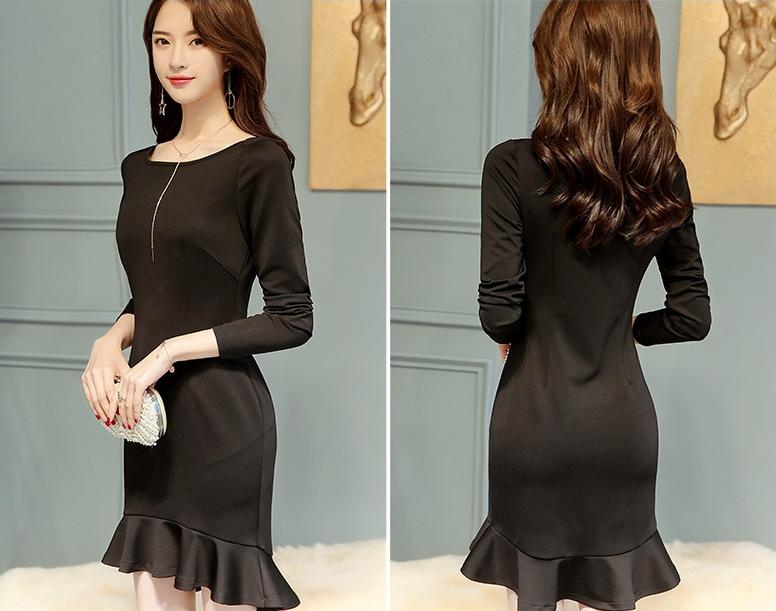 Đầm ôm đuôi cá thu đông dự tiệc 55