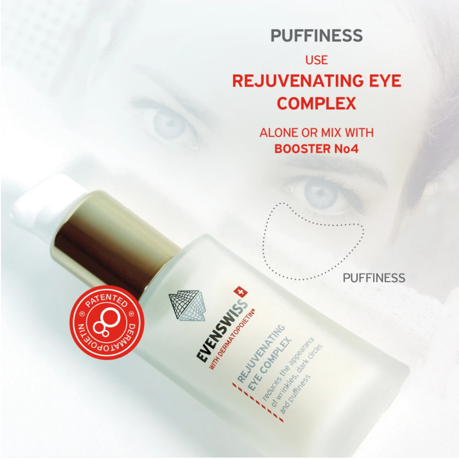 Serum Giảm Nếp Nhăn, Quầng Thâm Và Trẻ Hóa Mắt - EVENSWISS REJUVENATING EYE COMPLEX từ Thụy Sĩ