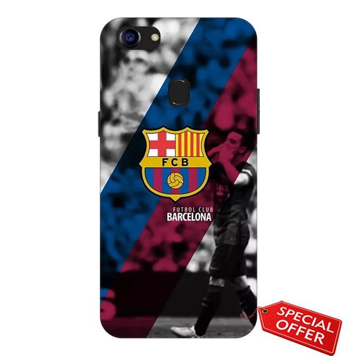 Ốp lưng dành cho điện thoại Oppo F5- nhựa dẻo Silicone in hình Câu lạc bộ Barcelona