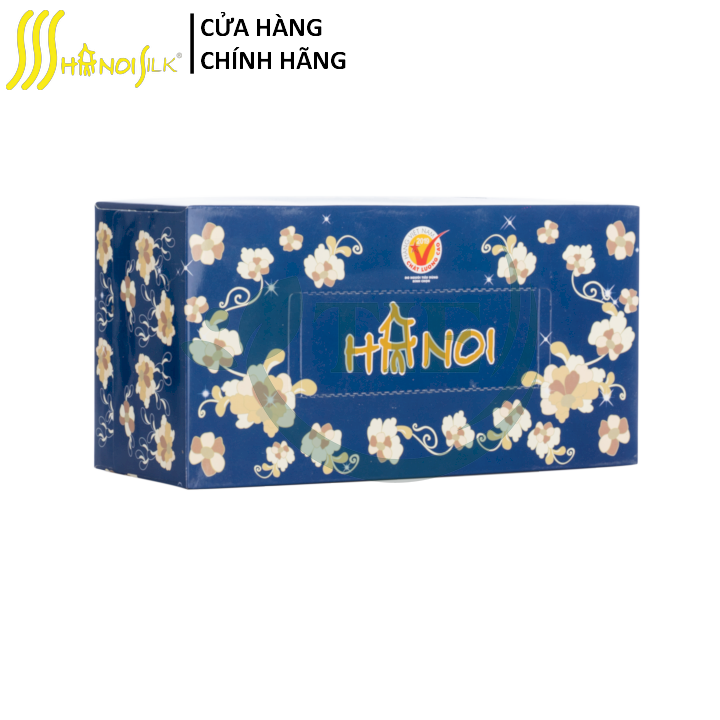 Hộp Giấy Tissue Hà Nội Silk 3 lớp 150 tờ (TẶNG 20% giấy)