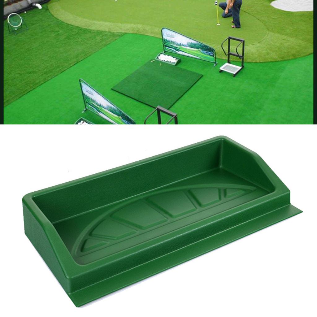 Driving Range Golf Balls Container Hitting Mat Golf Ball Tray Home Practice