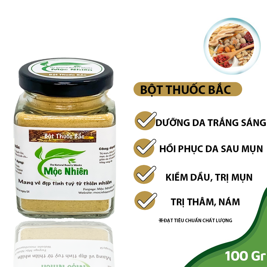 100gr Bột 30 thảo vị Thuốc Bắc Mộc Nhiên 100% nguyên chất