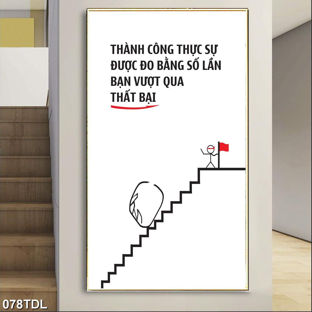 DECAL SLOGAN THÀNH CÔNG THẬT SỰ ĐƯỢC ĐO BẰNG SỐ LẦN BẠN VƯỢT QUA THẤT BẠI