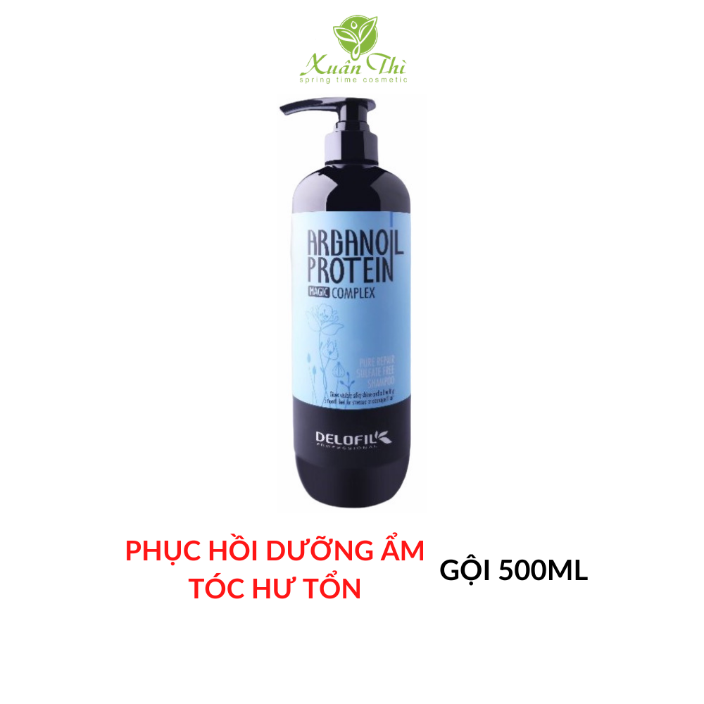 DẦU GỘI PHỤC HỒI VÀ DƯỠNG ẨM DELOFIL (500ML