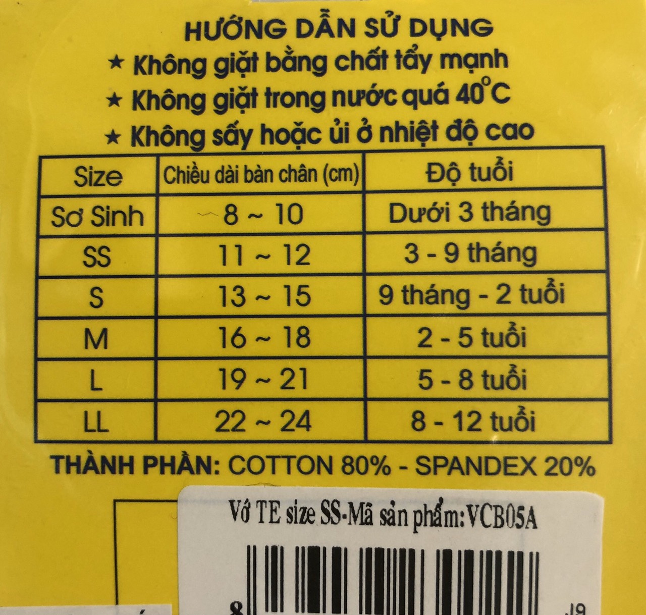 Combo 3 đôi tất cotton dài thu đông cho bé trai, bé gái, tất mềm, mịn co giãn tốt, hàng Việt Nam chất lượng