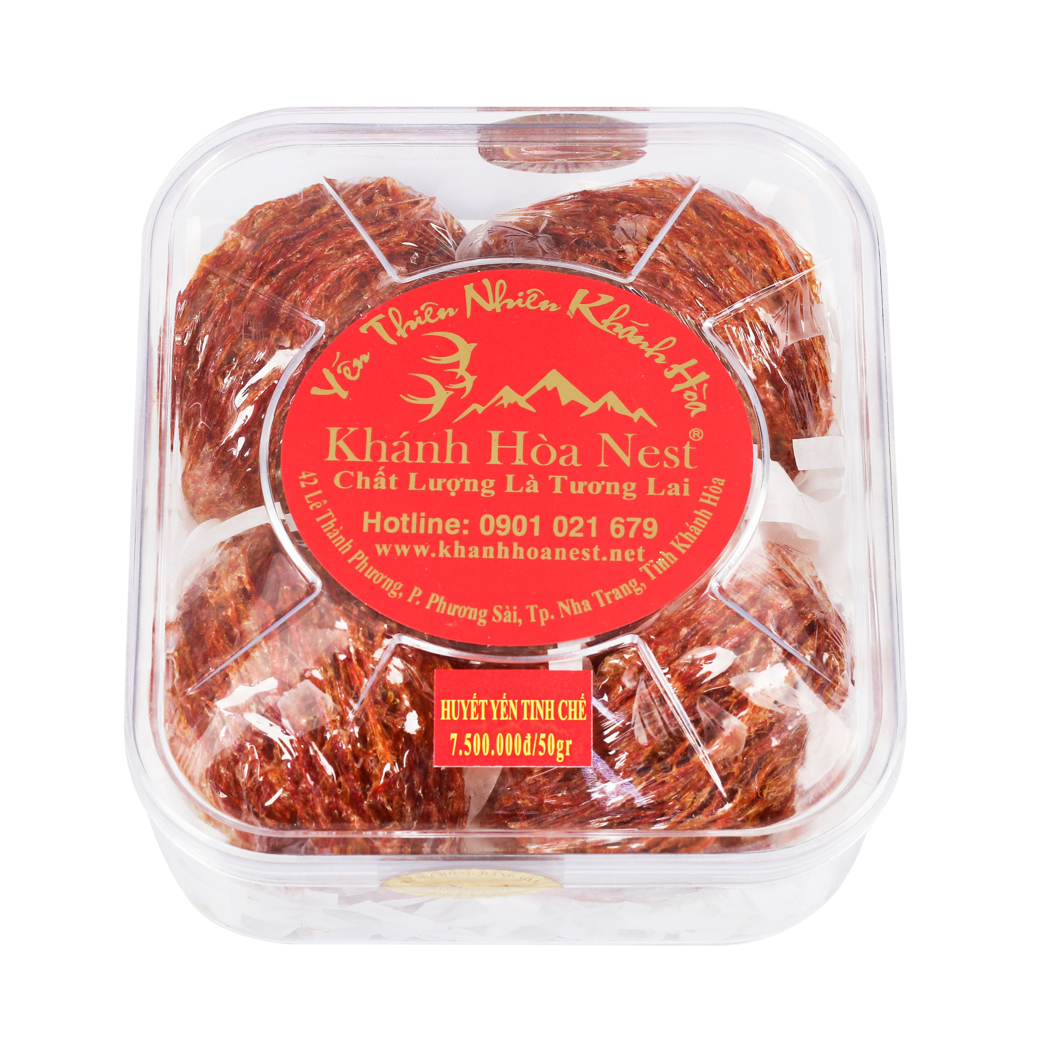 Yến Huyết Tinh Chế Khánh Hòa Nest 50g