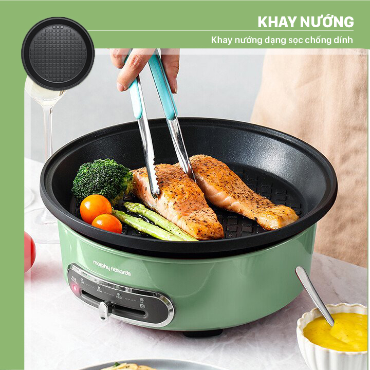 Nồi Điện Đa Năng MORPHY RICHARDS MR9089 (1400W - 3L)  - Hàng Chính Hãng