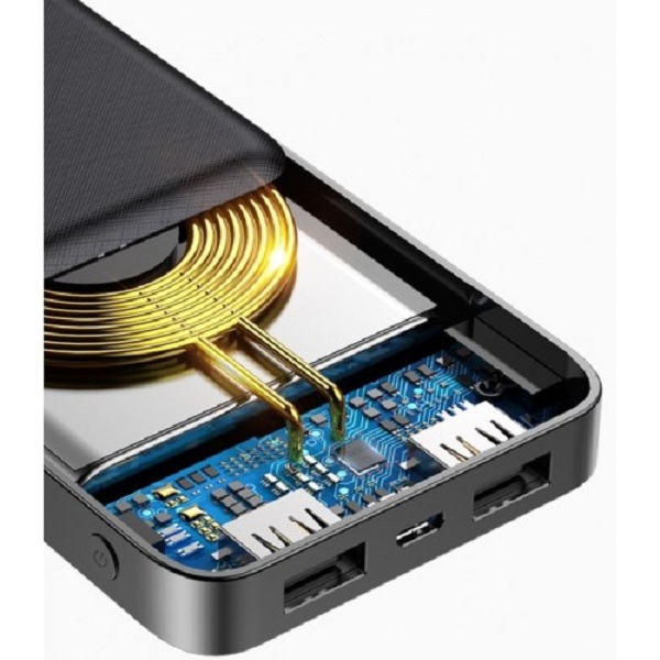 Pin sạc dự phòng không dây - Sạc không dây đa năng Baseus M36 siêu đẹp thông minh chuẩn Qi  10000 mAh cho Iphone 8, iphone X, iphone Xs Max, Samsung Galaxy S9, Note8, Note 9 -  Hàng chính hãng