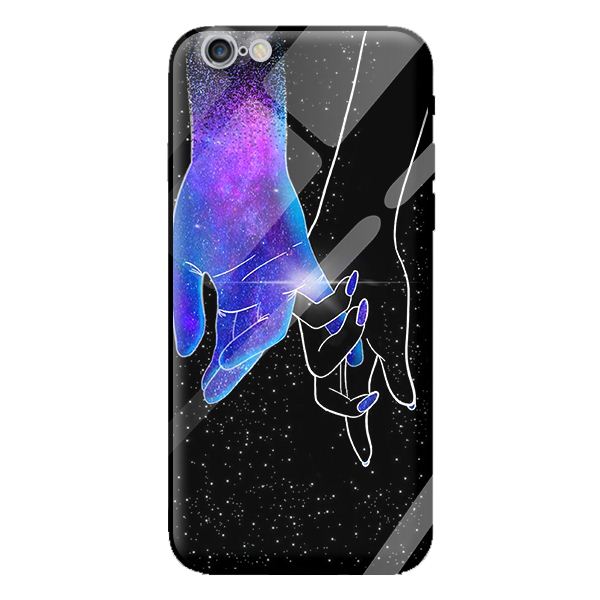 Ốp kính cường lực cho iPhone 6s Plus mẫu LOVE MÀU 1 - Hàng chính hãng