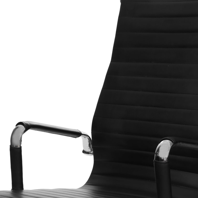 Ghế Văn Phòng PVC Lưng Cao AZP-H131-Đen - Hàng Nhập Khẩu
