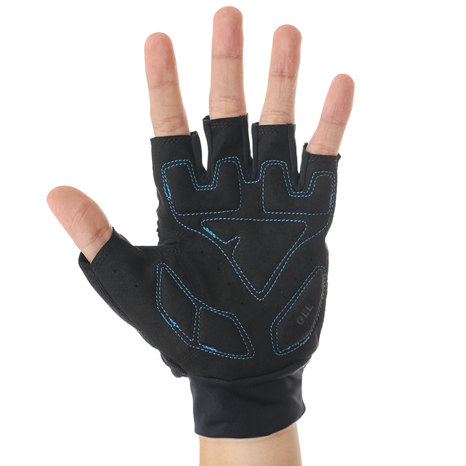 Găng tay thể thao hở ngón Giant Short Finger Gloves Podium Gel-gloves size L Đen - Hàng chính hãng