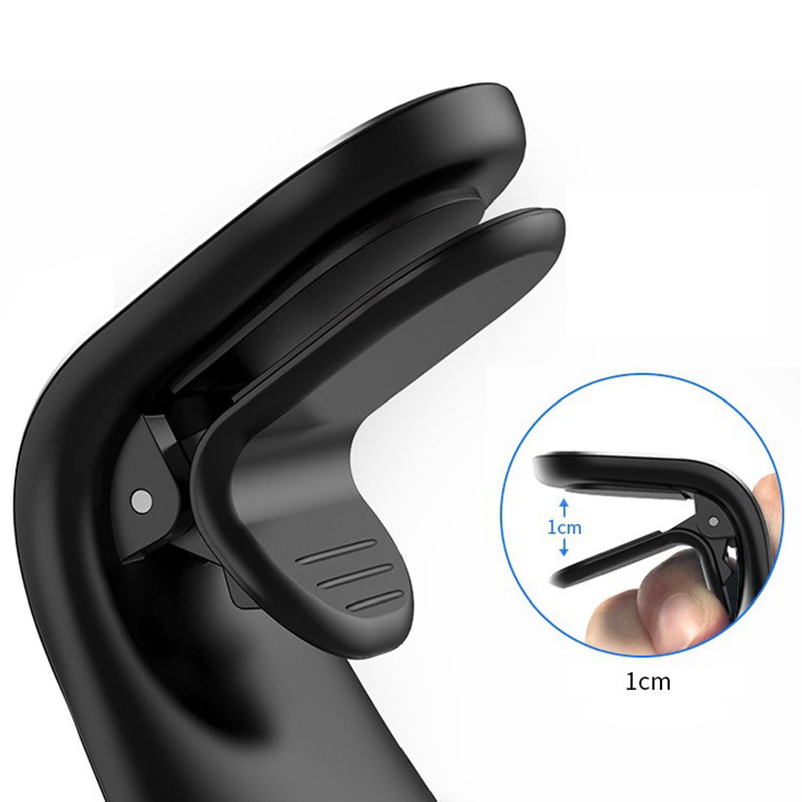 Golden Car Mobile Cell Phone Holder Magnetic Air Vent Clip Mount for iPhone