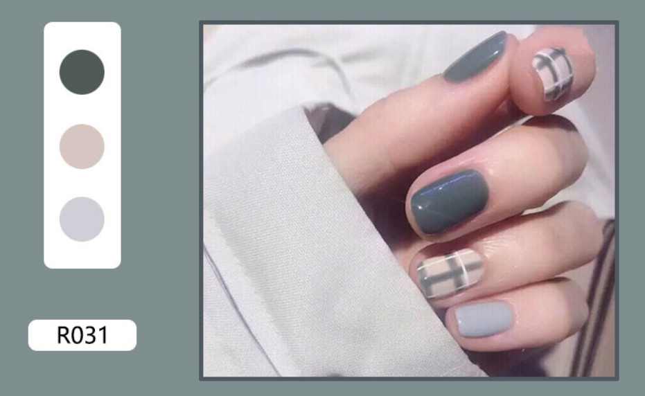 Bộ 24 móng tay giả nail thời trang