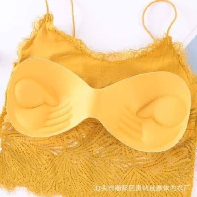 Bra 2 dây mảnh phối ren sexy