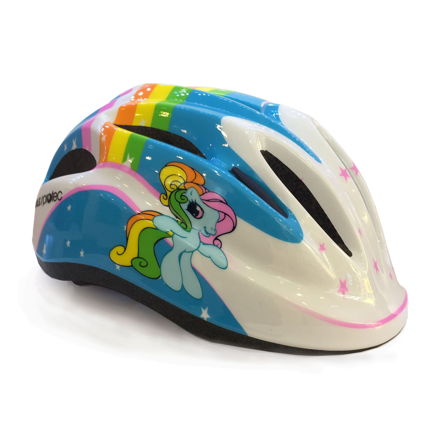 Hình ảnh Mũ bảo hiểm xe đạp trẻ em Protec SMILE W024, nón bảo hiểm siêu nhẹ tiêu chuẩn Châu Âu, có đèn hậu an toàn, họa tiết đẹp, ấn tượng cho cả bé trai và bé gái
