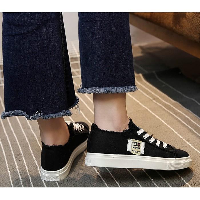 Giày thể thao vải jean nữ cá tính mã GN04