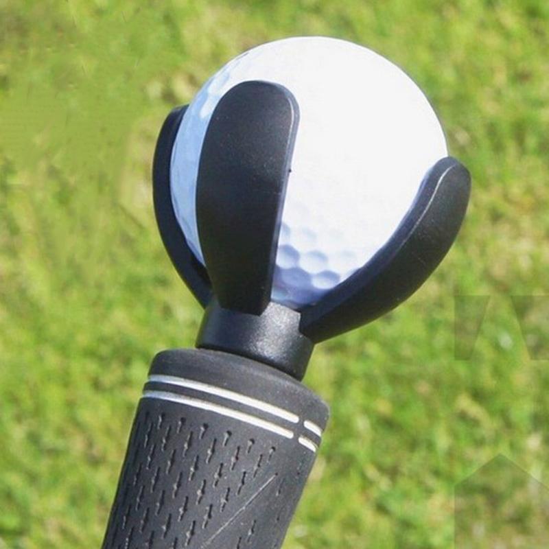 Golf Ball Pick Up Tool Petal Shaped Suction Cup Picker For Sucker Retriever Putter Grip