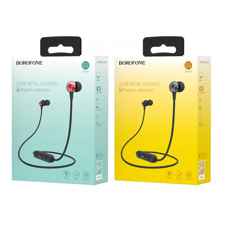 borofone be18 joymove sports wireless earphones package