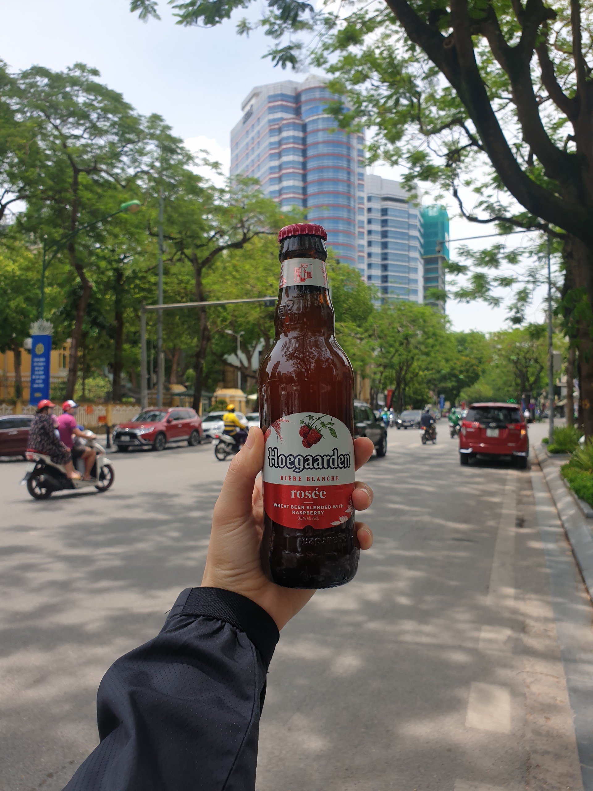 Chai bia lẻ Hoegaarden Rosée 248ml dùng thử