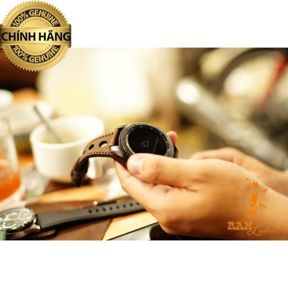 TỔNG HỢP DÂY ĐỒNG HỒ DA BÒ THẬT CHO SAMSUNG GALAXY WATCH P1 - HÀNG CHÍNH HÃNG
