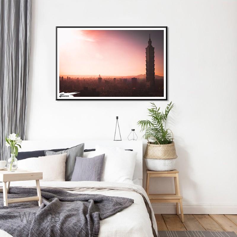 Tranh trang trí “Đài Loan hoàng hôn” – W304