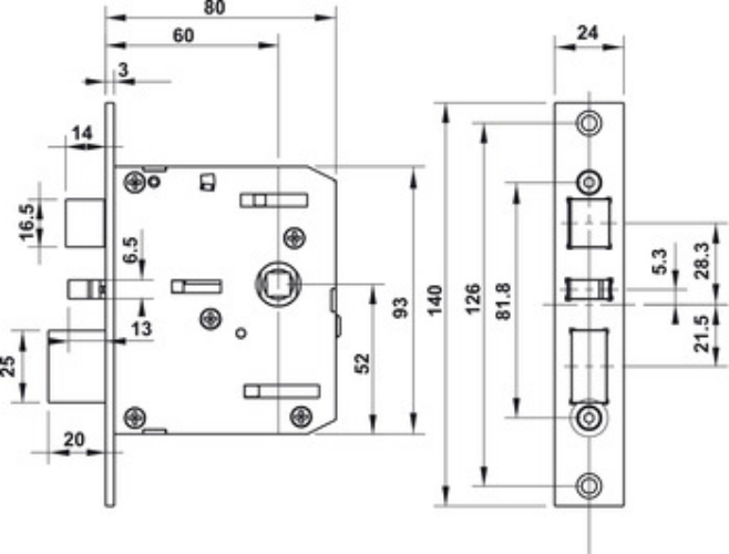 Khóa điện tử Hafele DL7100 (912.05.498)