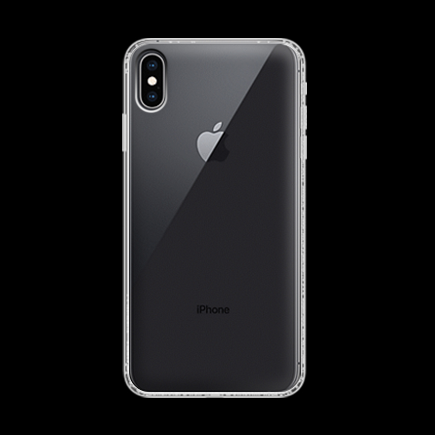 Ốp lưng cho Apple Iphone XS MAX - 01017 - Ốp dẻo trong - Hàng Chính Hãng