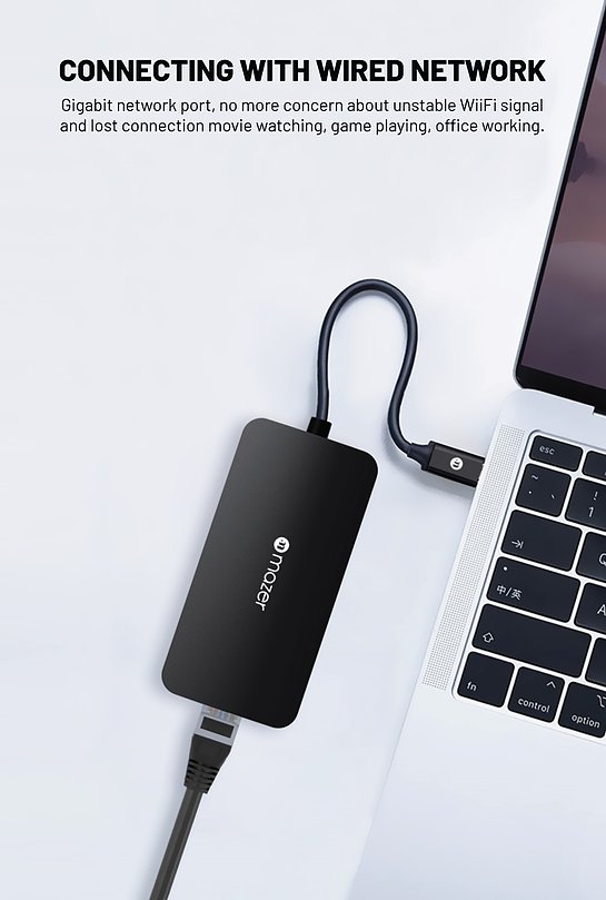 Cổng Chuyển Đổi Mazer USB-C 6-in-1 HUB - hàng chính hãng