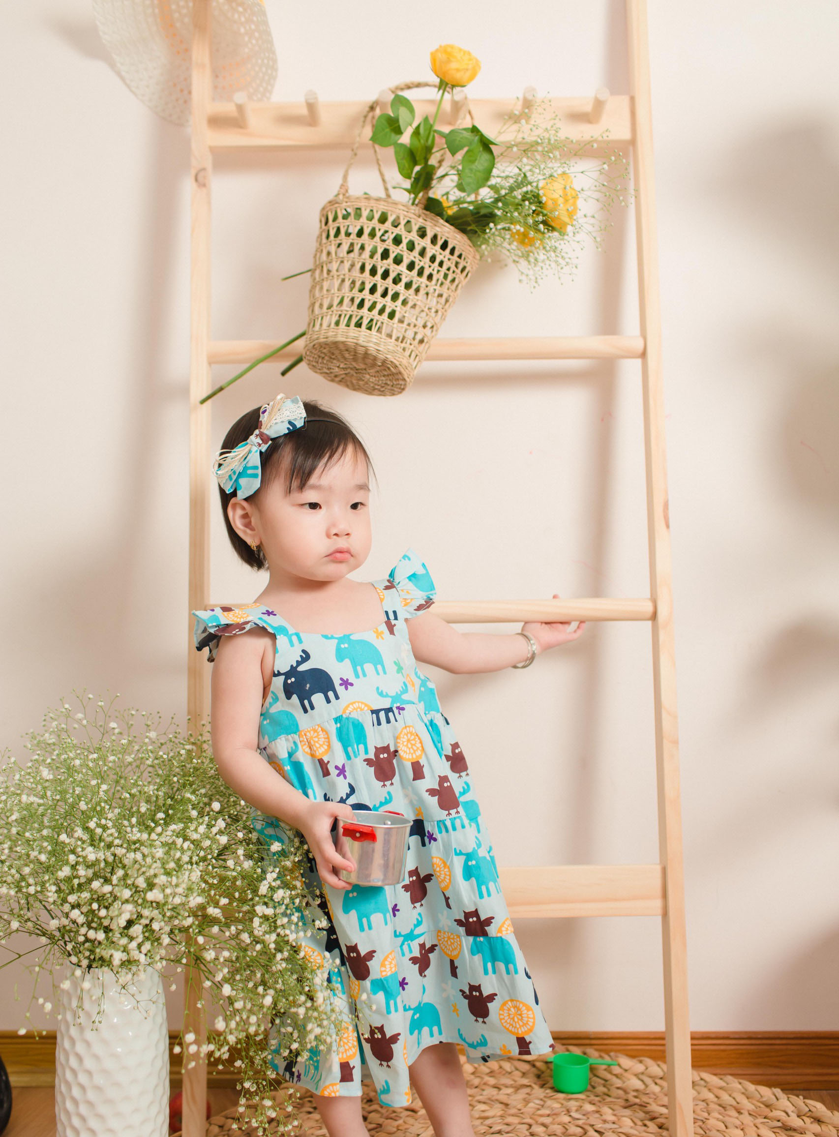 Đầm Xoè Baby Doll 3 Tầng Dành Cho Bé Từ 1 Đến 6 Tuổi