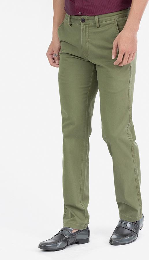 Quần kaki nam không ply ống ôm Khatoco Q2M528S0-VNMA005-1907-005