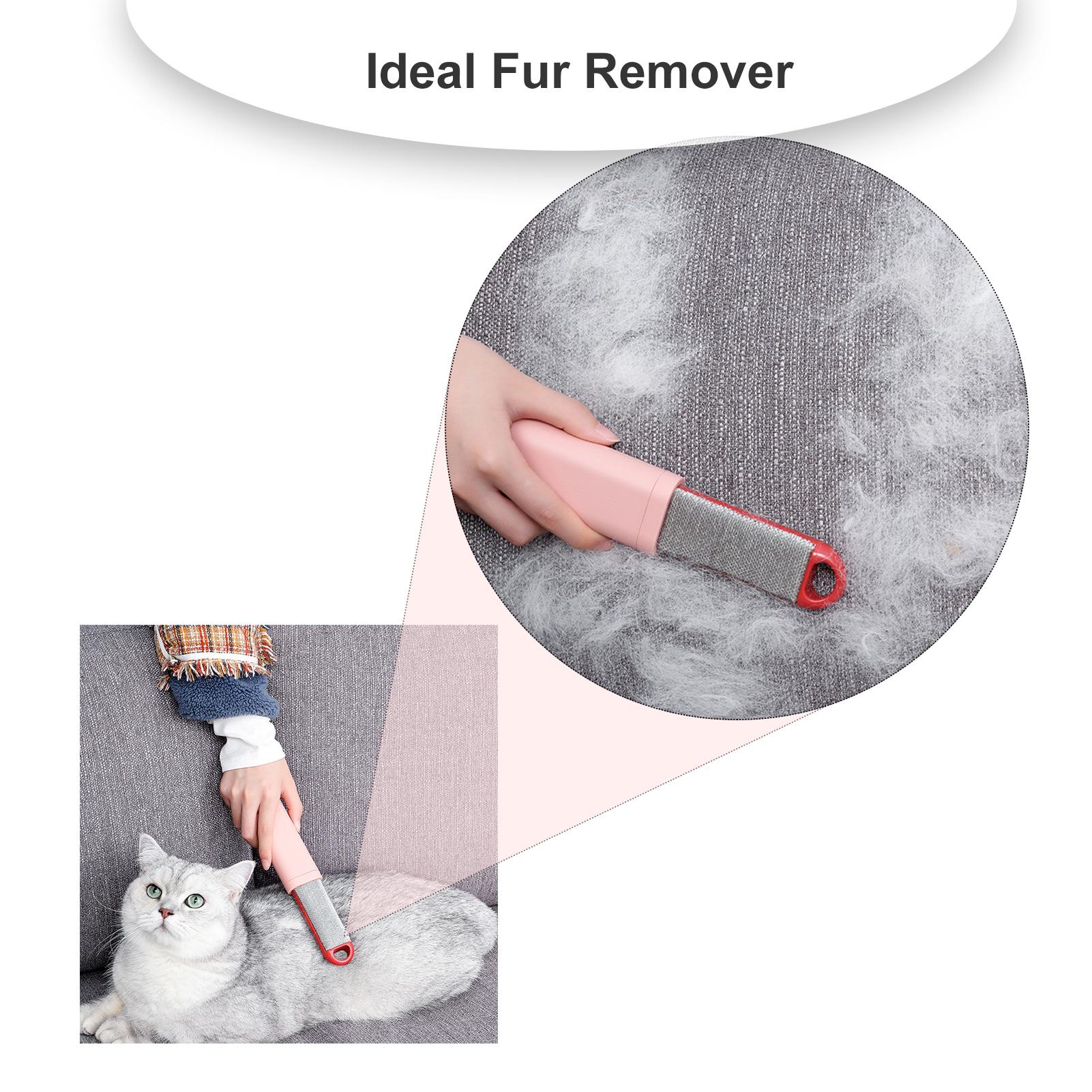Bàn chải tẩy lông thú cưng 2 mặt, làm sạch lông trên quần áo, sofa, nhỏ gọn dễ dàng mang theo
