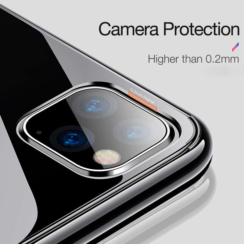 Ốp lưng dẻo silicon cho iPhone 11 Pro (5.8 inch) hiệu Ultra Thin (siêu mỏng 0.6mm, chống trầy, chống bụi) - Hàng nhập khẩu