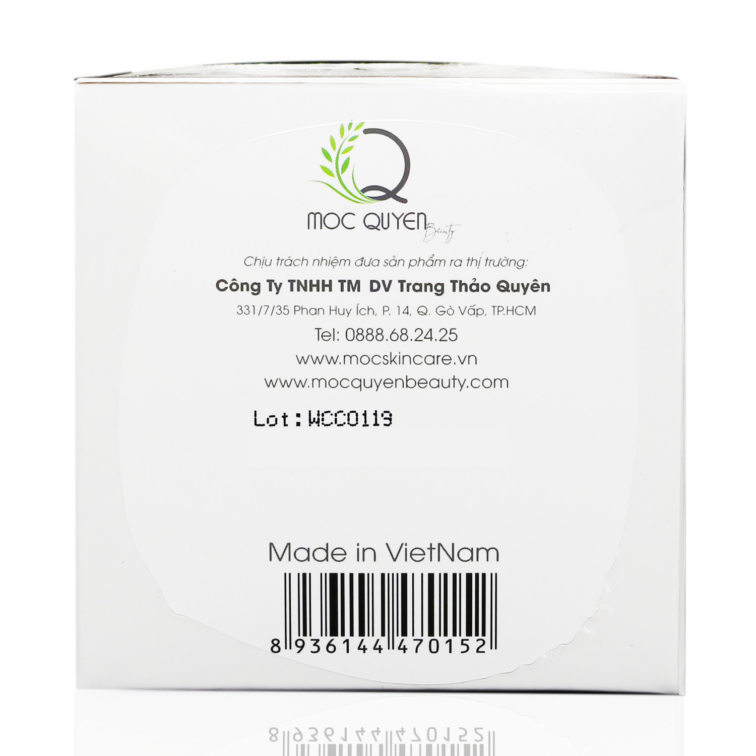 Kem Dưỡng Collagen Trắng Da M.O.C - Chiết xuất Hoa Nghệ Tây chống oxy hóa, nuôi dưỡng tế bào da, chống lão hóa, ngăn ngừa sạm nám, không bết rích, thông thoáng lỗ chân lông