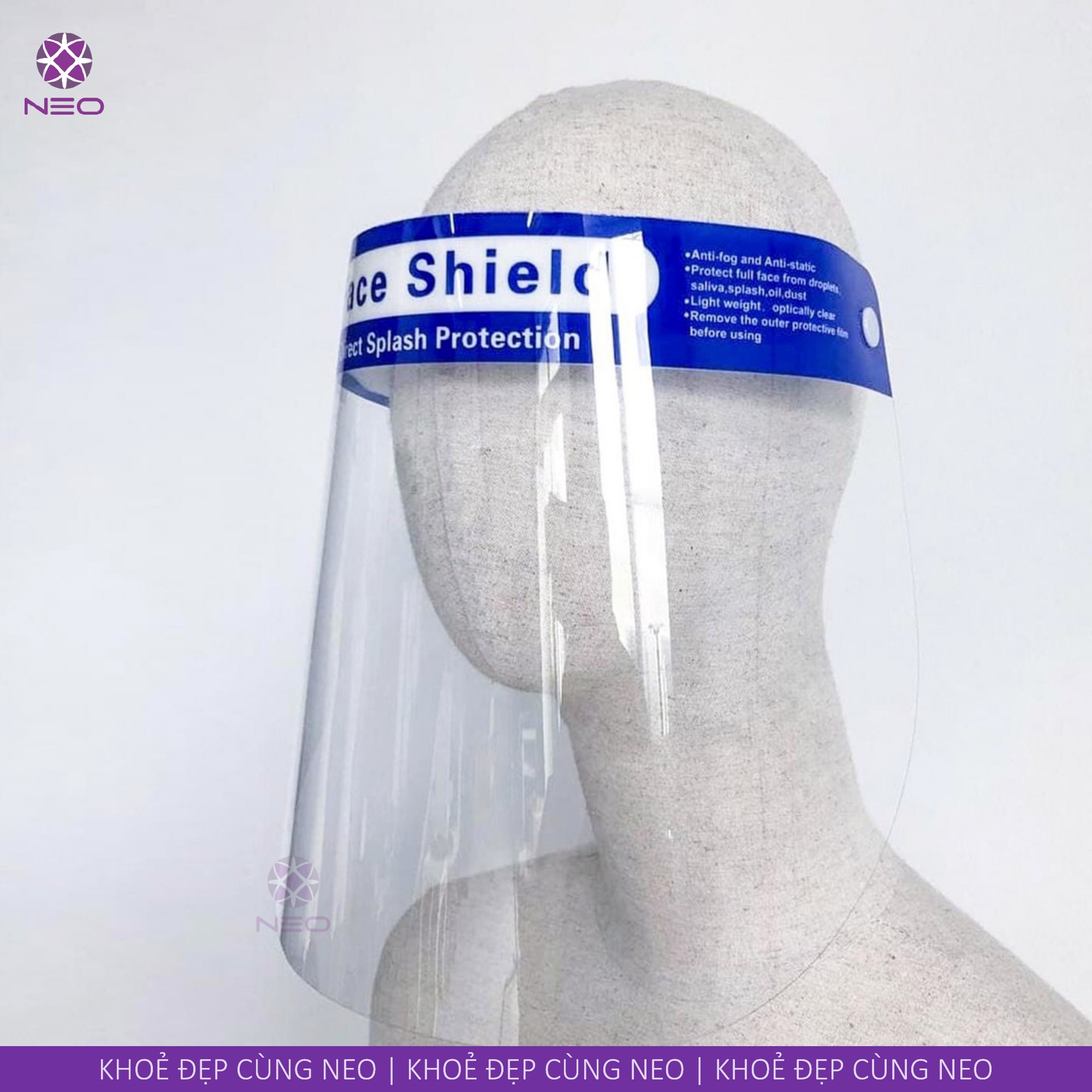 Kính Y Tế Đa Năng Phòng Dịch Chống Giọt Bắn/ Reusable Plastic Safety Face Shield