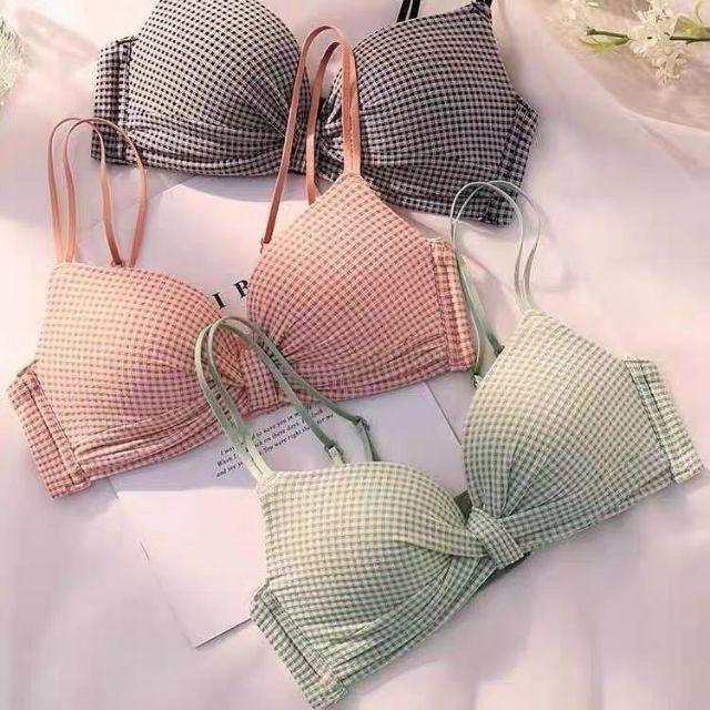 Áo lót caro không gọng nâng ngực siêu đẹp