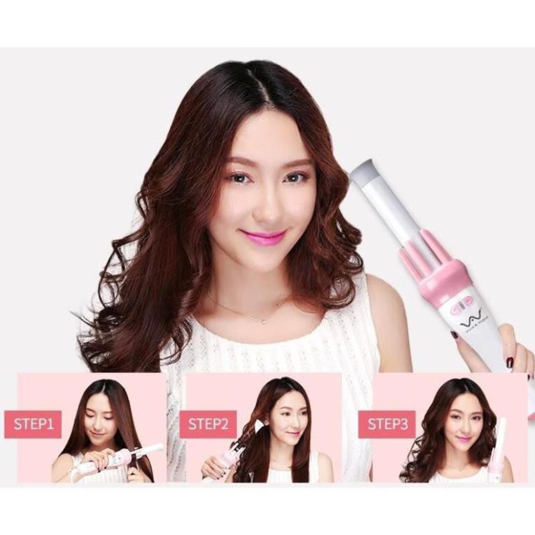 Máy Uốn Tóc, Lược Điện Làm Xoăn Tóc 360 Độ Vivid & Vogua Chuyên Nghiệp,Giúp Tạo kiểu đẹp Shop Change Gia Dụng Thông Minh