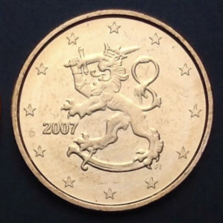 Đồng xu Bắc Âu, 1 cent Phần Lan