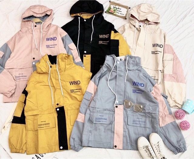 Áo khoác kaki form rộng W.I.N.D QH010