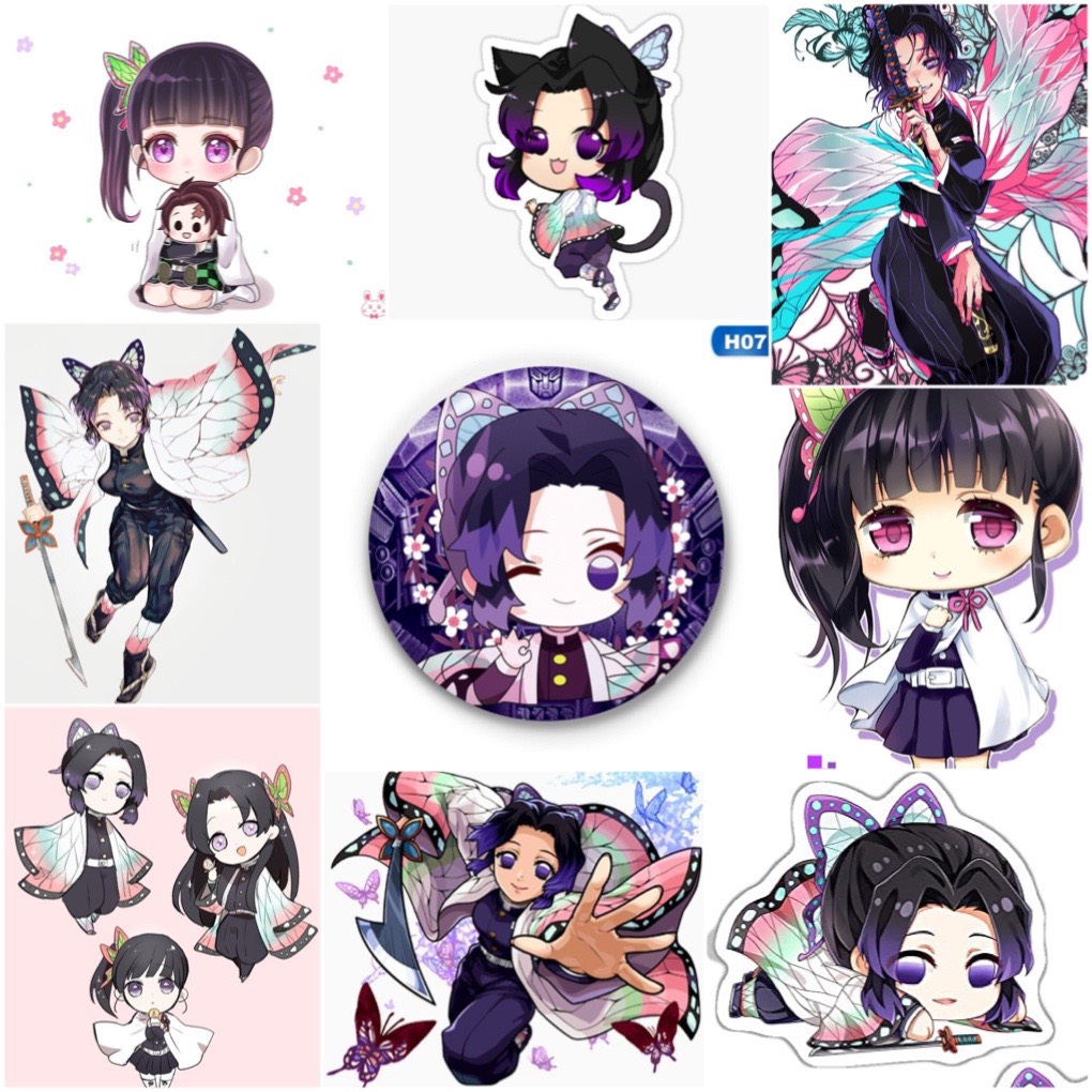 Sticker Kochou Shinobu-Kimetsu no Yaiba Set 30