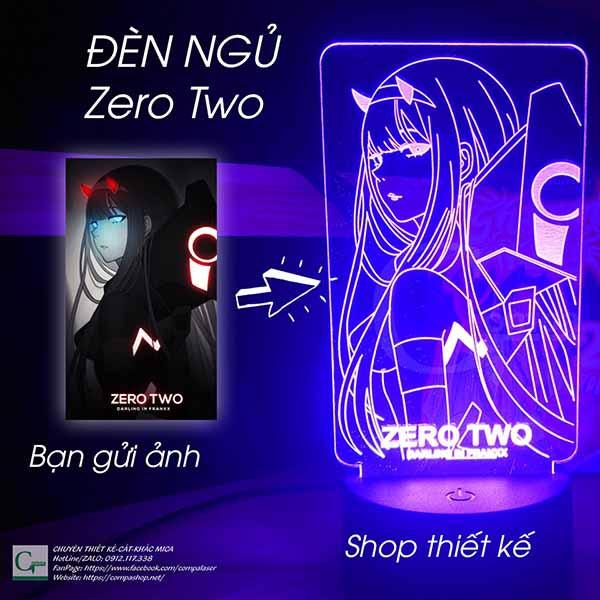 Đèn Ngủ ZeroTwo Siêu Dễ Thương Siêu Ngầu